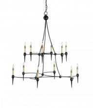  9157 - Danielli Black Chandelier