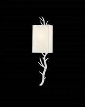  5000-0148 - Baneberry White Wall Sconce, Left