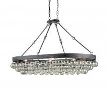  9888 - Balthazar Glass Oval Chandelier