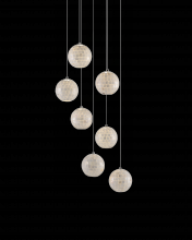  9000-0718 - Finhorn 7-Light Round Multi-Drop Pendant